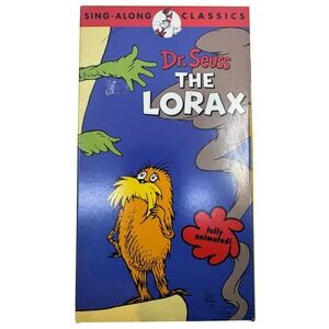 Dr.‎ Seuss The Lorax Sing-Along Classics VHS Animated CBS Video 8161 Hi-Fi